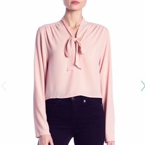 Black OR Blush pink blouse